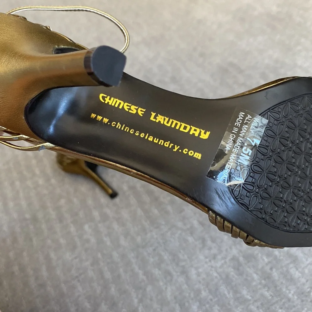 Chinese Laundry Bronze Heels - Picture 7 of 7
